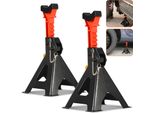 Fiqops 2X Cavalletto Di Sollevamento Camion Cavalletto Di Sollevamento Auto Cavalletto Di Sollevamento 3T Cavalletti Di Sollevamento 285-430Mm
