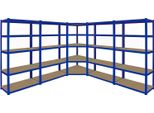 5 X T-Rax Scaffalature Per Carichi Pesanti Scaffalature Per Magazzini Scaffalature Per Officine Industriali Da Garage 90 Cm B