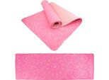 PodložKa Lifefit® Yoga Mat Mandala Duo, 183X58X0,6Cm, RůžOvá