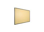 Lavagna In Sughero Con Cornice Nero In Legno 120X90Cm, Bacheca Sughero Per Puntine Spille Memoboard