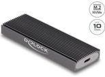 Delock - Contenitore Di Archiviazione - M.2 - Scheda M.2 (Pcie Nvme E Sata) / Ssd Sata - USB-C 3.1 (Gen 2) - Grigio (42019)