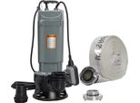 Pompa Per Acque Reflue Magnum 4500 Pompa Fecale H.Max 20M 30.000 L/H E Tubo Da 20M