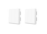 Interruttore A Parete Intelligente, Controllo Zigbee Wireless, Non è Necessario Il Conduttore Di Neutro, 2X Con Funzione Neutro A 3 Pulsanti