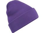 Cappello A Maglia Unisex Beechfield Per Adulti BC3954 (Taglia Unica) (Viola)