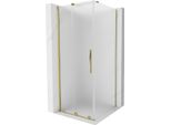 Mexen Velar Cabina Doccia Scorrevole 90 X 90 Cm, Smerigliato, Dorato - 871-090-090-31-50
