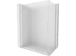 Mexen Velar Cabina Doccia Scorrevole 140 X 70 Cm, Ghiacciato, Bianco - 871-140-070-31-20