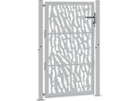Vidaxl Cancello Da Giardino 100X150 Cm In Acciaio Resistente Agli Agenti Atmosferici Trace Design