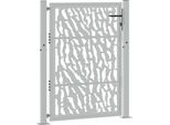 Vidaxl Cancello Da Giardino 100X125 Cm In Acciaio Resistente Agli Agenti Atmosferici Trace Design