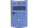 Calcolatrice Tascabile Deli A 8 Posizioni - Blu, Ideale Per La Scuola E L'ufficio, Pratica Ed Elegante! Organizzate I Vostri Calcoli Con Classe!