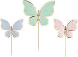Cake Topper A Farfalla, 9 X 6,5 Cm