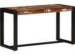 Vidaxl Panca Multicolore 80X35X45 Cm In Legno Massiccio Di Recupero