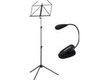 K&M 100-1 Leggio Nero Con Luce