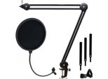Asta Microfonica Keepdrum MS138 Con Protezione Anti-Pop