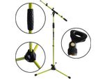 Keepdrum MS106 Yw Supporto Per Microfono Giallo Con Morsetto
