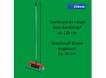 Novaliv Scopa Per Ambienti 30 Cm Fine Plastic Bristles & Sweeping Set Spazzatrice E Paletta Scopa Per Ambienti In Plastica Con Manico Manico Telescopico 130 Cm Scopa Per Ambienti Con Filo Spazzola Spazzatrice Spazzola A Mano Paletta