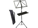Leggio Keepdrum Nero MUS3BK Con Ripiano K-M 12218
