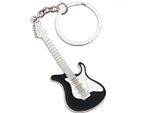 Chitarra Elettrica Keepdrum Con Portachiavi In Nero