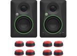 Monitor Da Studio Mackie CR4.5BT Con Piedini Per Diffusori Rossi