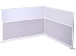 Pareti Divisorie Vevor, Schermi Per La Privacy, Confezione Da 2, 183 X 122 Cm, Pareti Divisorie Per Ambienti, Schermi Per Postazioni Di Lavoro Pet Con Finestre In Acrilico, Schermi Autoportanti, Ideali Per Uffici, Biblioteche, Scuole