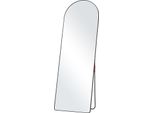 Vevor Specchio Curvo A Figura Intera, 1650 X 558 Mm, Specchio Da Appoggio Con Supporto, A Libera Installazione O A Parete, Cornice In Lega Di Alluminio, Specchio Da Toilette A Figura Intera Per Soggiorno E Camera Da Letto