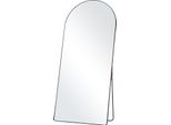 Vevor Specchio Curvo A Figura Intera, 180 X 81 Cm, Specchio Da Appoggio Con Supporto, A Libera Installazione O A Parete, Cornice In Lega Di Alluminio, Specchio Da Toilette A Figura Intera Per Soggiorno E Camera Da Letto