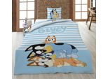 Bluey Set Di Biancheria Da Letto Reversibile 2 Pezzi 135 X 200 Cm 100% Cotone