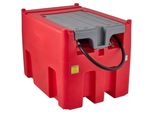Serbatoio Diesel Portatile - 116 Galloni - Stazione Di Rifornimento Mobile - Rosso - Stazione Di Rifornimento Diesel Mobile - 140 W - Stazione Di Rifornimento - Serbatoio Diesel - 2600 Giri/Min - Serbatoio Di Trasporto - 12 V