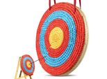 Bersaglio Di Tiro Con L'arco Da 508 Mm - Bersaglio Di Paglia Fatto A Mano Per Arco Ricurvo, Arco Compound O Longbow - Bersaglio Tradizionale Per Giovani E Adulti - Bersaglio Di Tiro Con L'arco