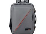 American Tourister Zaino Borsa Da Viaggio Con Scomparto Per Laptop Take2Cabin Casual Backpack 38,5L Dark Grey Grigio