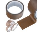 Rosfix Nastro In Fibra Di Vetro Ptfe 0,18 Mm – Resistente Al Calore Da -70°C A +300°C, 80 Mm X 10 M | Nastro Isolante Per Apparecchiature Di Saldatura