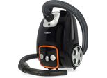 Aspirapolvere | Con Sacco | 700 W | Capacità Polvere: 3,0 L | Spazzola Combinata | Raggio D'azione: 9,00 M | Controllo Aspirazione | Hepa 13 | Antracite / Nero / Arancione