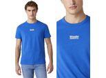 Wrangler Herren, Maglietta Ss Seas Logo Tee, M, Blau, Sport, Tshirt, Camicia