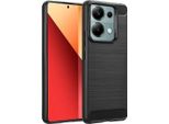 Xiaomi Poco X6/Xiaomi Redmi Note 13 Pro Sleeve - Silicone - Imoshion Custodia Morbida/Copertura Posteriore - Nero