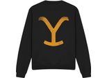 Yellowstone - Felpa "Large Brand"" FüR Herren/Damen Unisex TV12172 (M) (Schwarz)"