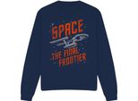 Star Trek - Felpa "Viaggio Nello Spazio"" Per Uomo/Donna Unisex TV11386 (Xxl) (Blu Navy)"