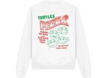 Teenage Mutant Ninja Turtles - Felpa "Turtles Pizza"" Per Bambini/Donne Unisex TV12846 (Xl) (Weiß)"