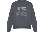 Star Trek - Felpa "The Defiant"" Per Uomini/Donne Unisex TV12157 (L) (Charcoal)"