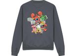 Spongebob Squarepants - Felpa "The Whole Gang"" Per Uomo/Donna Unisex TV12829 (L) (Charcoal)"