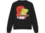 Spongebob Squarepants - Felpa "Head Out Meme"" Per Bambini/Donne Unisex TV12833 (M) (Schwarz)"