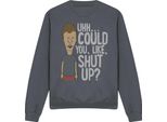 Beavis & Butthead - "Potresti Stare Zitto?"" Felpa Per Bambini/Donne Unisex TV12590 (M) (Holzkohle)"
