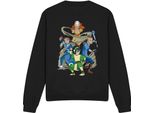 Avatar: The Last Airbender - Felpa "Team Avatar Elements"" Per Uomo/Donna Unisex TV12826 (S) (Nero)"