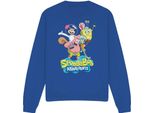 Spongebob Squarepants - Felpa Per Uomo/Donna Unisex TV12817 (Xl) (Blu Reale)