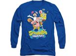 Spongebob Squarepants - Maglietta Da Uomo/Donna Unisex TV10708 (Xxl) (Blu Reale)