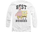 Spongebob Squarepants - Maglietta "Best Buddies"" Per Uomo/Donna Unisex TV10568 (Xxl) (Bianco)"