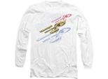Star Trek - Maglietta "Tri Enterprise"" Per Uomo/Donna Unisex TV10398 (L) (Bianco)"