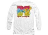 Mtv - T-Shirt Uomo/Donna Unisex TV10519 (M) (Bianco)