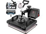 Vevor Pressa Termica 5 In 1 Pressa Termica 38 X 30 Cm Macchina Da Stampa Per Tazze T-Shirt Macchina Multifunzionale Per Il Trasferimento Di Calore Per T-Shirt Tazza Cappello Piastra Di Trasferimento Stampante