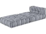 Vidaxl Divano Modulare Stampa Indaco 70 X 70 X 56 Cm Tessuto