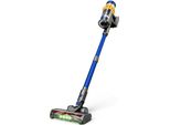 Aspirapolvere A Batteria, Potenza Di Aspirazione 55Kpa, Filtrazione Hepa, Blu Con Oro