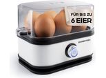 Cuociuova Di Design Gourmetmaxx Per 6 Uova Con Misurino E Foratore Per Uova - Compatto
